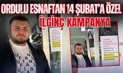 Ordulu Esnaftan 14 Şubat’a Özel İlginç Kampanya