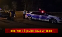 Ordu’nun O İlçesinde Kaza! 3 Yaralı…