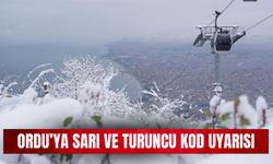 Ordu’ya Sarı ve Turuncu Kod Uyarısı