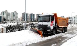 Samsun’da şehirde ve kırsalda karla mücadele çalışması