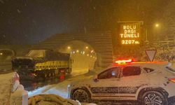 TEM’in Bolu Dağı Tüneli geçişinde kar etkisini azalttı