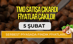 TMO Satışa Çıkardı, Fiyatlar Çakıldı! 5 Şubat Serbest Piyasada Fındık Fiyatları…