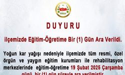 Tokat’ta bir ilçede eğitime ara verildi