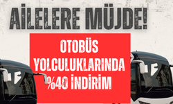 Ailelere Müjde! Otobüs Yolculuklarında %40 İndirim