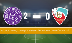 52 Orduspor, Viranşehir Belediyespor'u 2-0 Mağlup Etti