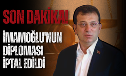 SON DAKİKA! Ekrem İmamoğlu'nun diploması iptal edildi