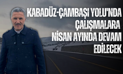 Kabadüz-Çambaşı Yolu'nda Çalışmalara Nisan Ayında Devam Edilecek