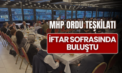 MHP Ordu Teşkilatı İftar Sofrasında Bir Araya Geldi