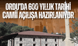 Ordu’da 600 Yıllık Tarihi Camii Açılışa Hazırlanıyor