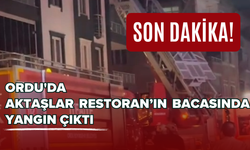 Ordu'da Aktaşlar Restoran’ın Bacasında Yangın Çıktı