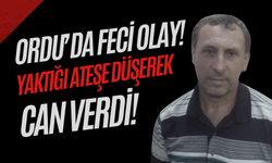 Ordu’da Feci Olay! Yaktığı Ateşe Düşerek Can Verdi!