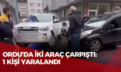 Ordu’da İki Araç Çarpıştı: 1 Kişi Yaralandı