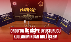 Ordu’da Üç Kişiye Uyuşturucu Kullanımından Adli İşlem