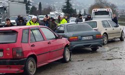 Samsun’da 9 aracın karıştığı zincirleme kaza