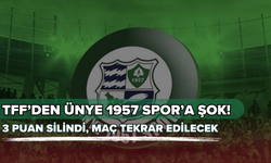 TFF’den Ünye 1957 Spor’a Şok! 3 Puan Silindi, Maç Tekrar Edilecek