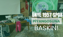 Ünye 1957 Spor Piyangosuna Baskın!