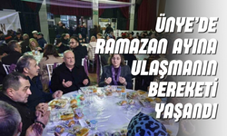 Ünye’de Ramazan Ayına Ulaşmanın Bereketi Yaşandı