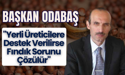 Başkan Odabaş, Hükümete Yerli Fındık Üreticileri İçin Çağrı Yaptı!