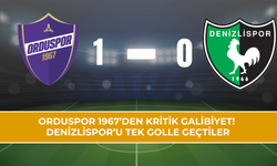 Orduspor 1967’den Kritik Galibiyet! Denizlispor’u Tek Golle Geçtiler