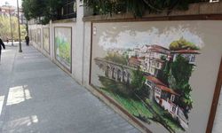 Trabzon’u çizdiği motiflerle güzelleştiriyor