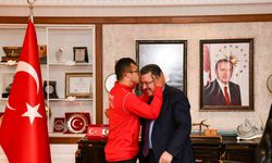 Başkan Genç’ten down sendromlu milli sporculara destek