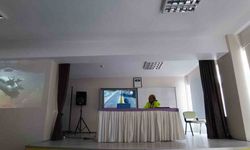 Çorum’un Alaca ilçesinde lise öğrencilerine motosiklet güvenliği semineri