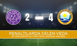 Penaltılarda Gelen Veda: 52 Orduspor FK Yarı Final Şansını Kaçırdı