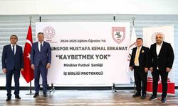 "Mustafa Kemal Erkanat Kaybetmek Yok" Minikler Futbol Şenliği protokolü imzalandı