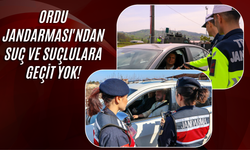 Ordu Jandarması'ndan Suç ve Suçlulara Geçit Yok