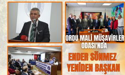 Ordu Mali Müşavirler Odası'nda Ender Sönmez Yeniden Başkan