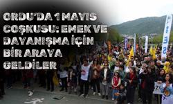 Ordu’da 1 Mayıs Coşkusu: Emek ve Dayanışma İçin Bir Araya Geldiler