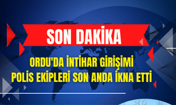 Ordu'da İntihar Girişimi: Polis Ekipleri Son Anda İkna Etti