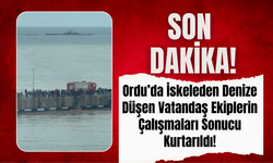 Ordu’da İskeleden Denize Düşen Vatandaş Ekiplerin Çalışmaları Sonucu Kurtarıldı!