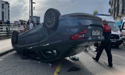 Ordu’da kaza yapan otomobil takla attı: 5 kişi yaralandı