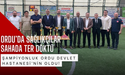 Ordu’da Sağlıkçılar Sahada Ter Döktü, Şampiyonluk Ordu Devlet Hastanesi’nin Oldu!