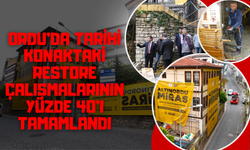 Ordu’da Tarihi Konaktaki Restore Çalışmalarının Yüzde 40’ı Tamamlandı