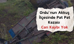 Ordu’nun Akkuş İlçesinde Pat Pat Kazası: Can Kaybı Yok