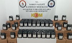 Samsun’da 1 ton etil alkol ele geçirildi