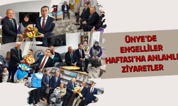 Ünye’de Engelliler Haftası’na Anlamlı Ziyaretler