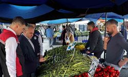 Zabıta ekiplerinden semt pazarında hijyen denetimi
