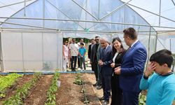 Öğrenciler bu bahçede sebze ve meyve yitiştirecek