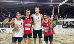 Karadeniz sahilinde uluslararası voleybol coşkusu