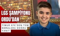 LGS Şampiyonu Ordu'dan