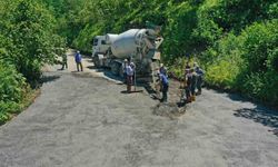 Ordu’da mahalle yolları beton yol konforu ile buluşuyor