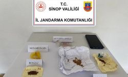 Sinop’ta yolcu otobüsünde uyuşturucu ele geçirildi