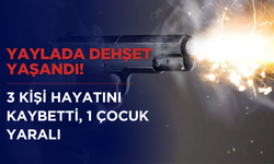 Yaylada Dehşet Yaşandı! 3 Kişi Hayatını Kaybetti, 1 Çocuk Yaralı