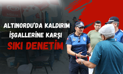 Altınordu’da Kaldırım İşgallerine Karşı Sıkı Denetim