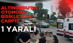 Altınordu’da Otomobil Bisikletliye Çarptı: 1 Yaralı