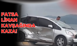 Fatsa Liman Kavşağında Kaza!