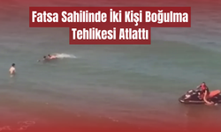 Fatsa Sahilinde İki Kişi Boğulma Tehlikesi Atlattı